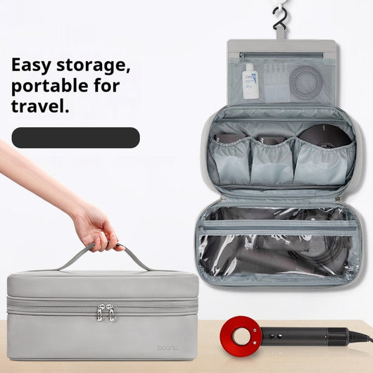 Bolsa Organizadora de Cuero PU para Secador de Cabello
