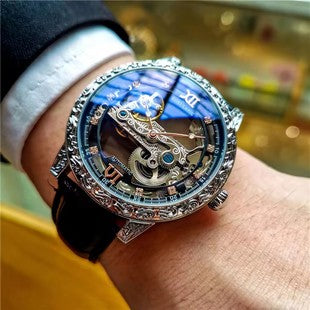 Reloj Mecánico Automático para Hombre con Diseño Hueco Luminoso - Image 13