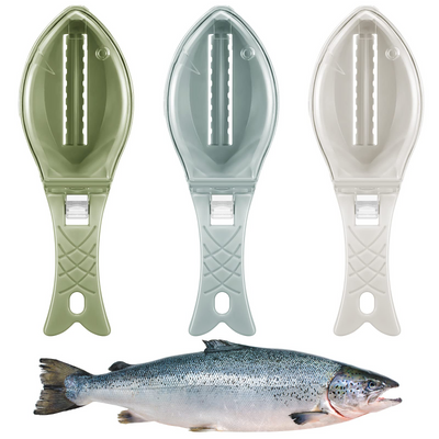 Raspador de Escamas de Pescado con Cuchillo Desarmable - Herramienta de Limpieza de Cocina - Image 2