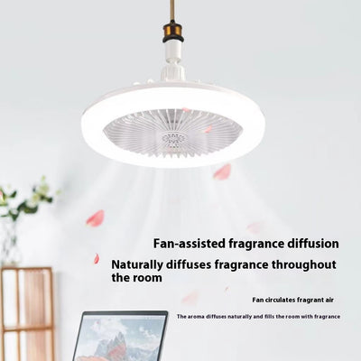 Ventilador LED Inteligente con Control Remoto y Luz Ajustable E27 - Image 10