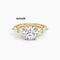 Anillo de Plata Esterlina 925 con Moissanita D de 1 Quilate - Lujo Accesible