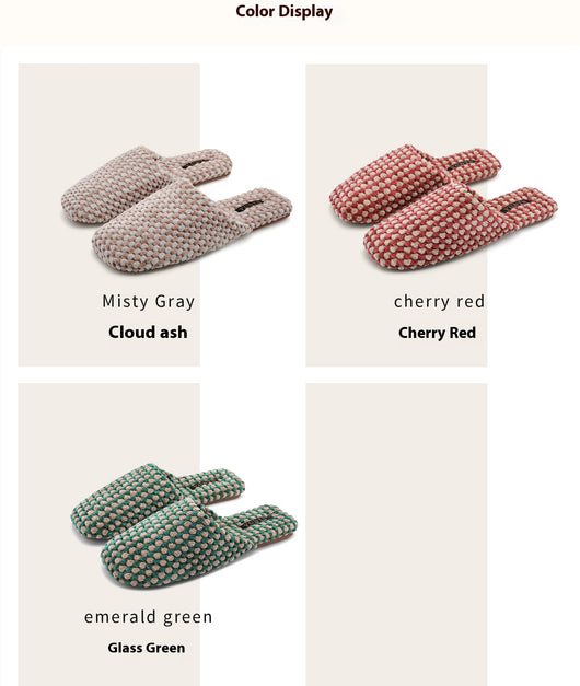 Pantuflas de Pareja en Ante Cálido - Comodidad de Algodón para Toda la Familia - Image 19