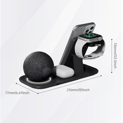 Reloj Despertador Multifuncional con Luz Ambiente, Ruido Blanco y Parlante Bluetooth - Image 5