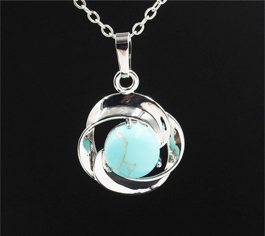 Collar Colgante de Flor en Cristal Natural - Image 9