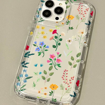 Funda Transparente Floral Todo en Uno para Smartphone - Image 4