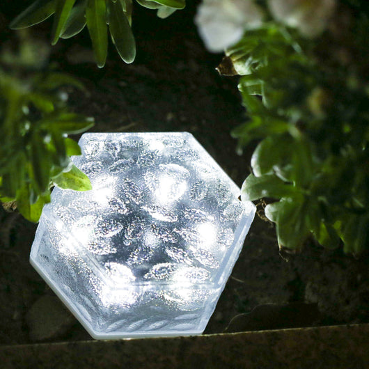 Luz Solar Empotrada Hexagonal para Jardín - Iluminación LED Impermeable - Image 7