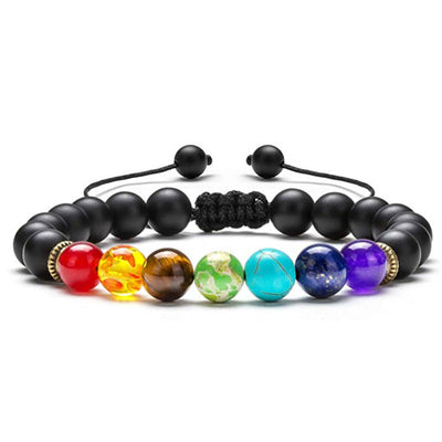 Pulsera Energética Seven Vein con Lapislázuli y Ojo de Tigre Tejida - Image 14