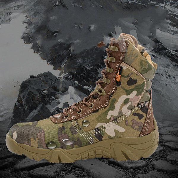 Botas Militares Altas para Hombre Transpirables
