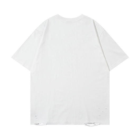Camiseta Estampado Artístico Dirty para Hombre - Image 9