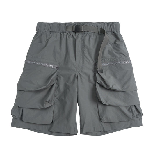 Shorts de Trabajo Hombre Verano Cintura Ajustable Bolsillos Amplios Diseño Funcional