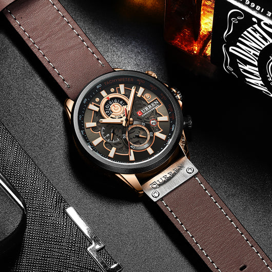 Reloj Multifuncional con Calendario y Correa Resistente al Agua para Hombre - Image 3