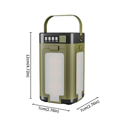 Lámpara Solar Camping Plegable de Cuatro Hojas - Image 6