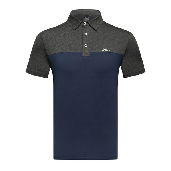 Polo Deportivo Hombre Manga Corta Transpirable Ajuste Suelto
