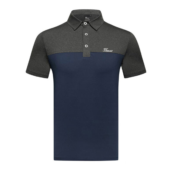 Polo Deportivo Hombre Manga Corta Transpirable Ajuste Suelto