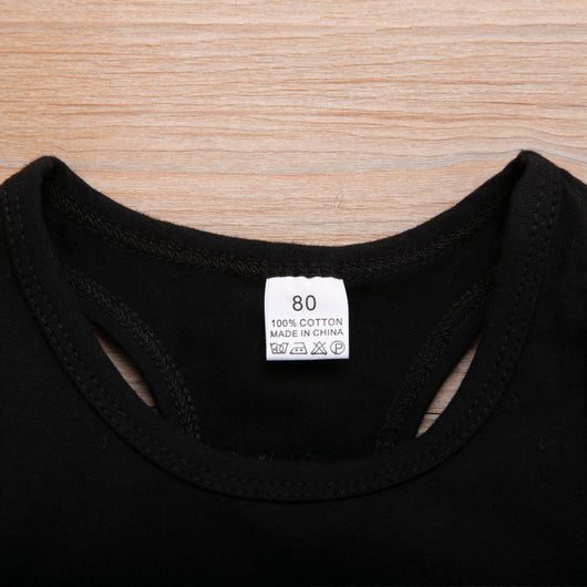 Conjunto Deportivo Infantil Negro - Top y Shorts - Image 18