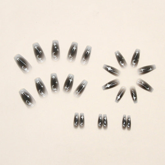 Uñas Postizas Plateadas Estilo Dark Hot Girl Instagram - Image 4