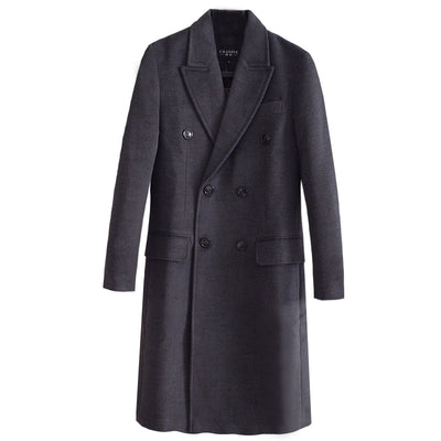 Abrigo Largo de Cashmere Doble Botonadura - Talla Grande - Image 3