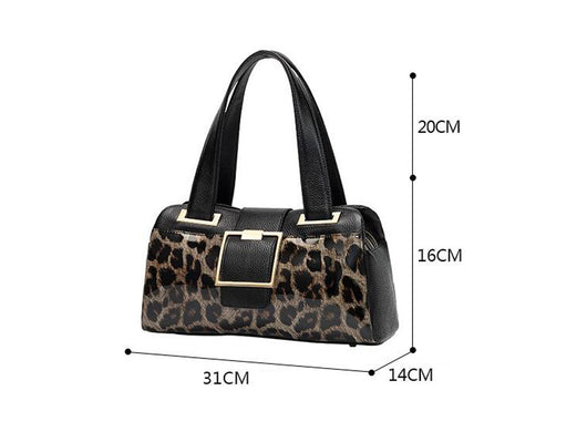 Bolso Bandolera Leopardo Mujer - Capacidad Grande con Estilo Sofisticado - Image 11
