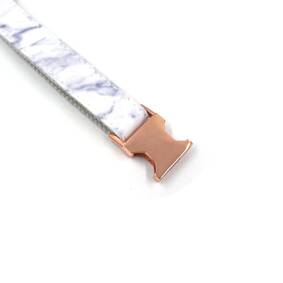 Collar para Mascota con Estampado de Mármol Elegante y Simple - Image 5