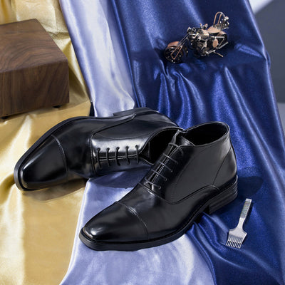Botas Formales de Cuero Japonesas Estilo Bajo para Hombre - Image 3