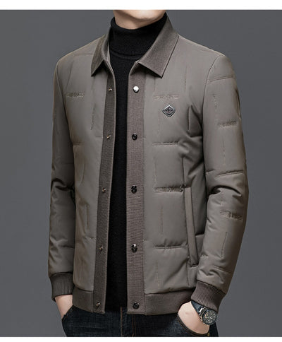 Chaqueta Acolchada con Solapa y Bajo Redondeado - Image 15