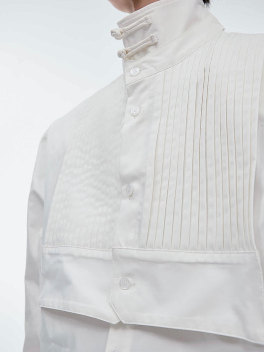 Camisa Estilo Chino Moderno con Cuello Mao y Hebilla - Image 8