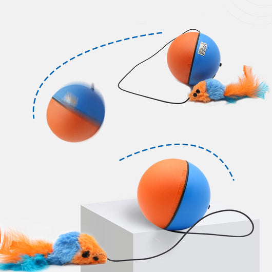 Juguete Interactivo Automático para Gatos - Pelota Inteligente Limpiadora - Image 5