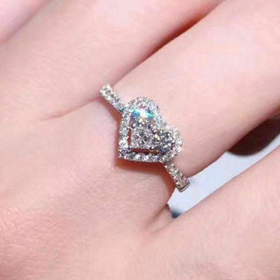 Anillo de Amor Zircón Cristal - Diseño Europeo y Americano - Image 5