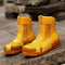 Zapatos Casual Retro de Cuero Artesanal con Suela Elevada