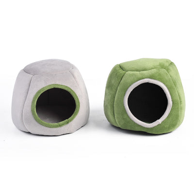 Cama Semiencerrada para Mascotas de Algodón - Nido Cálido Protector - Image 5