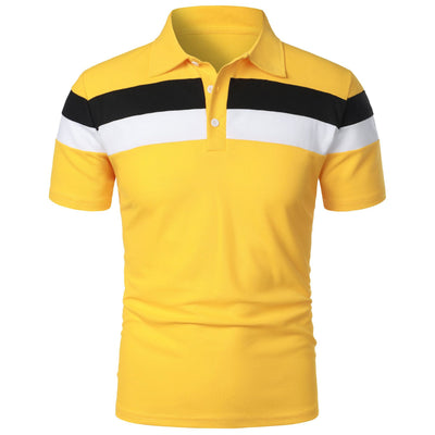 Camiseta Deportiva Hombre Rayas Pecho Contraste - Image 13