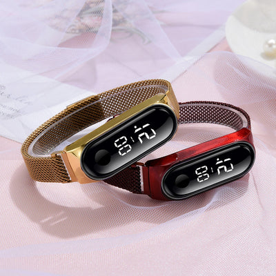 Reloj de Dama Coreano con Cierre Magnético y Malla Ajustable - Image 2