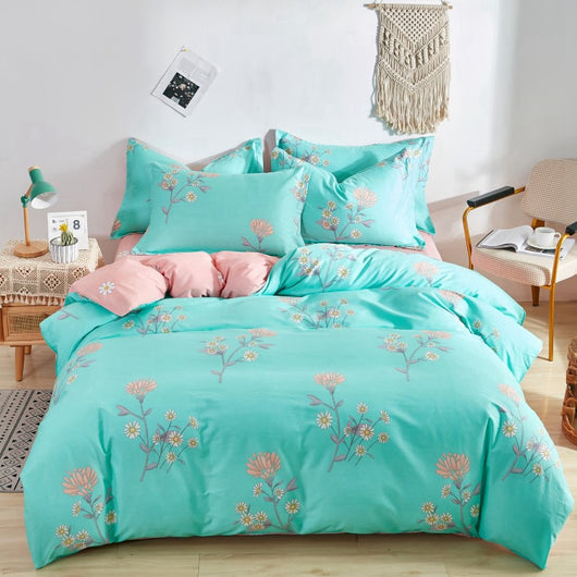 Sábanas de Algodón Estampado Doble y Individual - Image 18