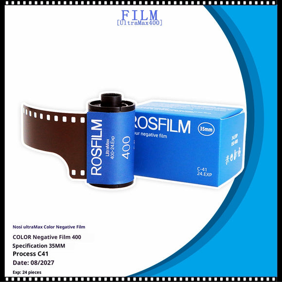 Película Fotográfica UltraMax Color 400 ISO de 35mm