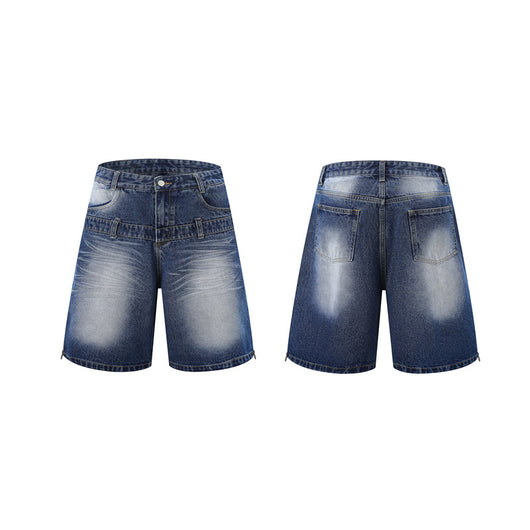 Conjunto Denim Lavado: Camisa y Capris de Diseño Premium - Image 34