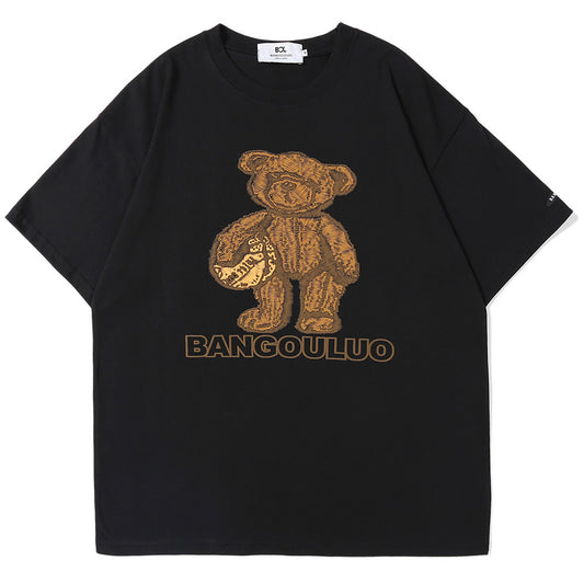 Camiseta para Hombre con Bordado de Oso - Image 2