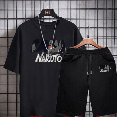 Conjunto Casual Coreano para Hombre: Playera y Shorts de Moda - Image 42