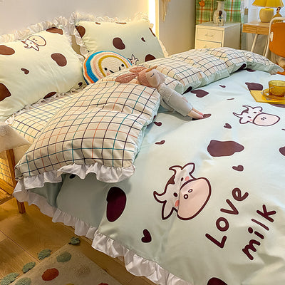 Juego de Cama Infantil Princesa 4 Piezas - Funda Nórdica y Sábanas Corazones - Image 24