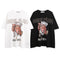 Camiseta Hip Hop Gola Redonda Manga Curta Casual