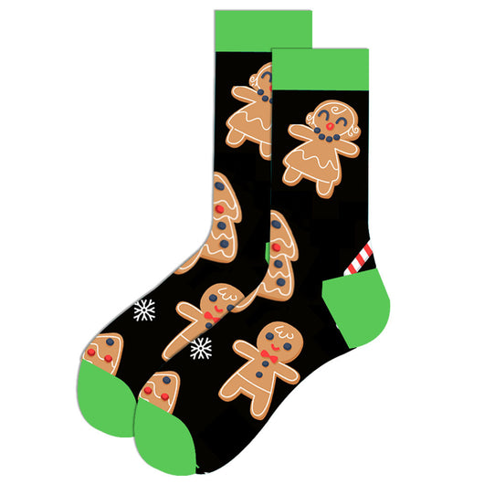 Calcetines Navideños para Hombre - Diseño Alce y Papá Noel en Algodón Premium - Image 14