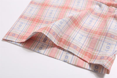 Camisa a Cuadros Manga Corta Unisex - Image 12