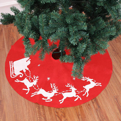 Falda para Árbol de Navidad con Estampado de Reno Navideño