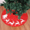 Falda para Árbol de Navidad con Estampado de Reno Navideño