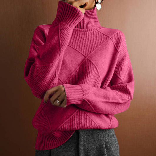 Suéter de Manga Larga para Otoño e Invierno - Prenda Base Versátil - Image 8