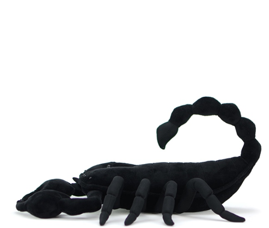 Muñeco de Peluche Escorpión Negro Realista