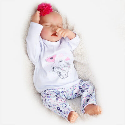 Muñeca Reborn Realista de 17 Pulgadas - Bebé Niña con Detalles Auténticos - Image 8