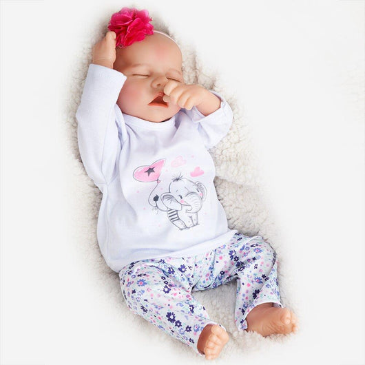 Muñeca Reborn Realista de 17 Pulgadas - Bebé Niña con Detalles Auténticos - Image 8