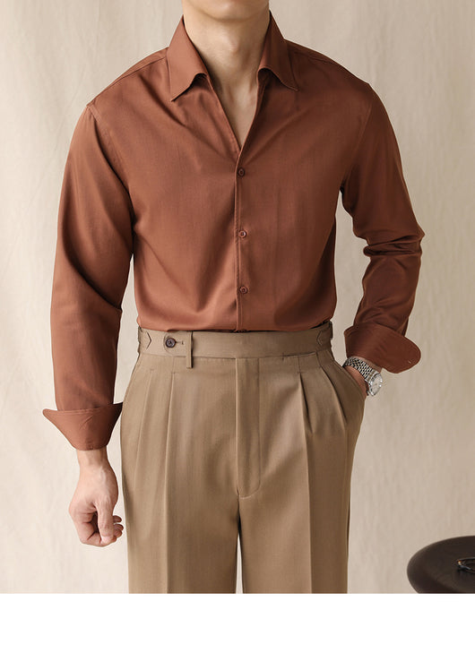 Camisa Manga Larga con Cuello Integrado - Image 14