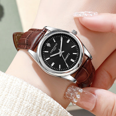 Reloj de Pulsera para Mujer con Correa de Cuero Genuino y Movimiento de Cuarzo Luminoso - Image 4