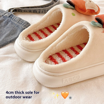 Pantuflas Térmicas de Algodón con Suela Antideslizante para Mujer - Image 5